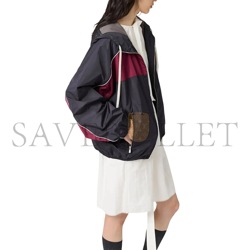 M1v M1v technical silk zipper blouson jacket ml1220